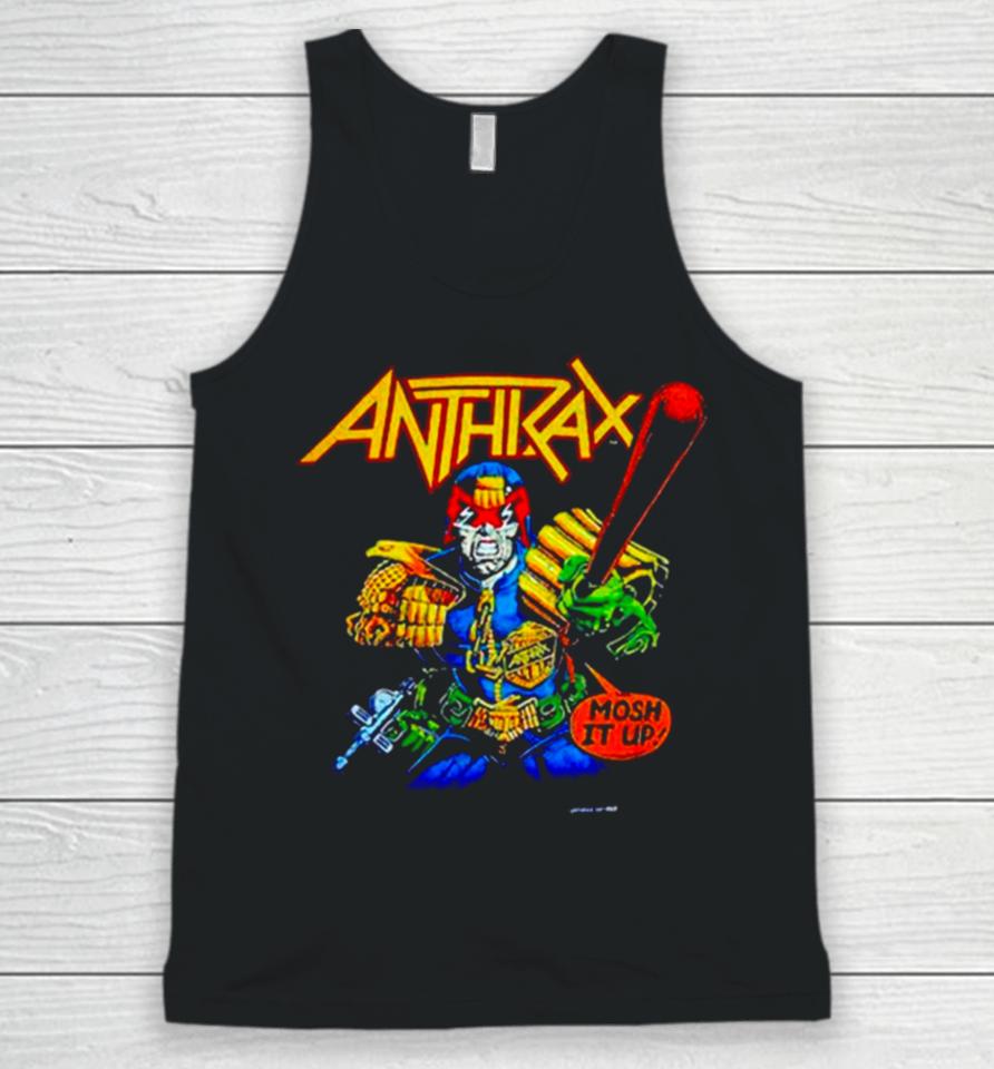 Anthrax Judge Dredd Mosh It Up Unisex Tank Top