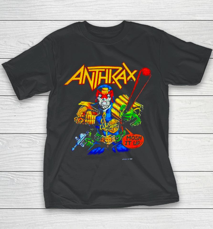 Anthrax Judge Dredd Mosh It Up Youth T-Shirt