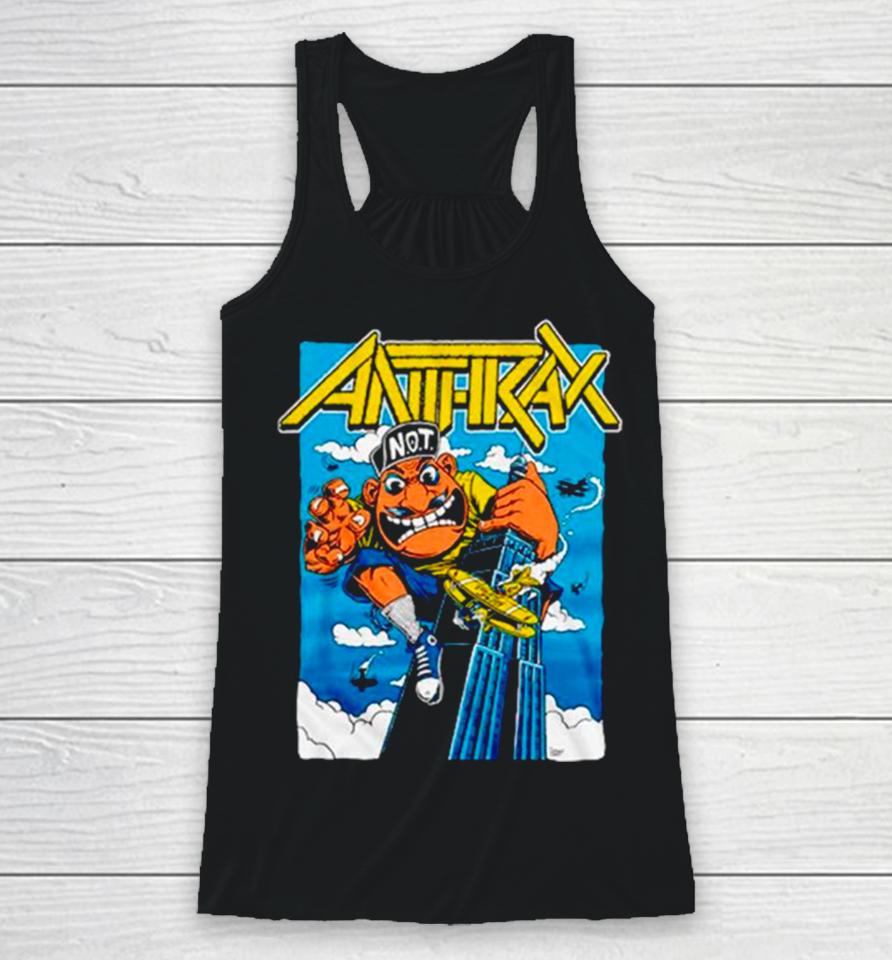 Anthrax Not Man Kong Racerback Tank