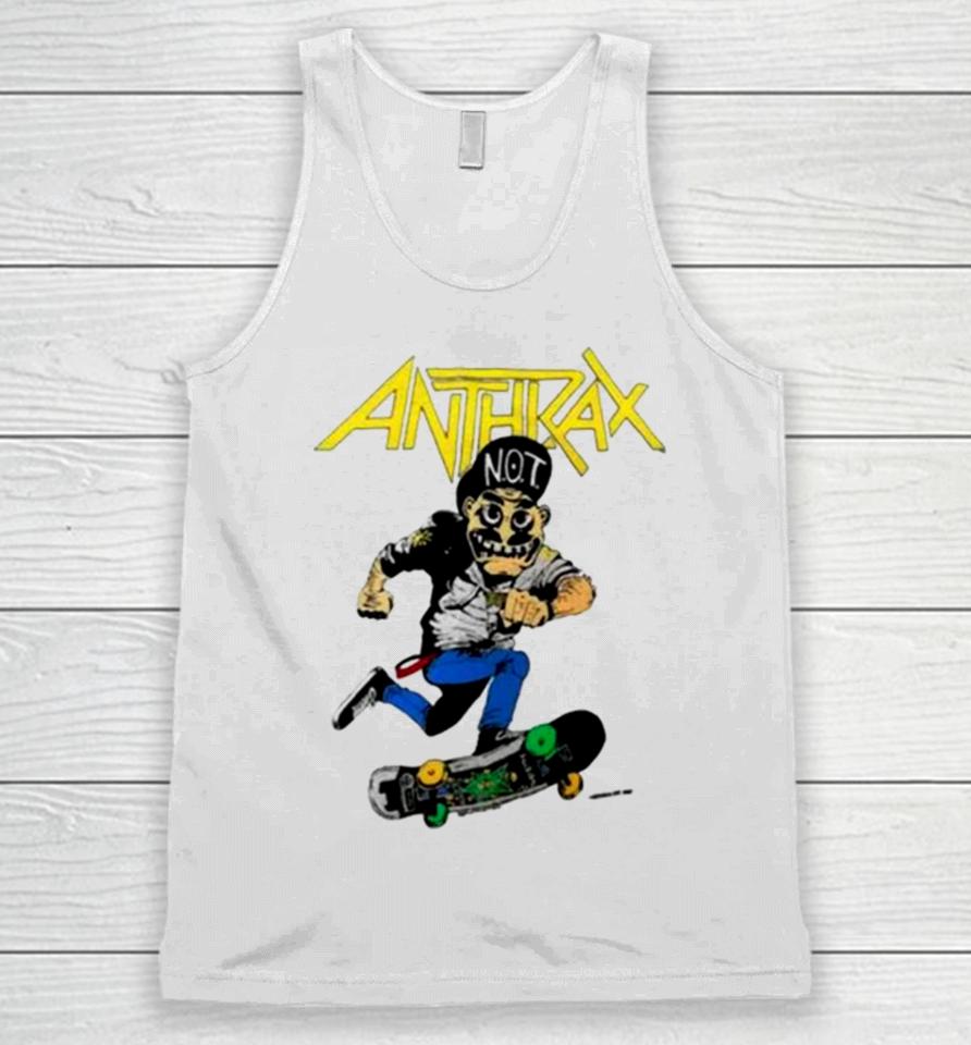 Anthrax Not Man Skate Unisex Tank Top