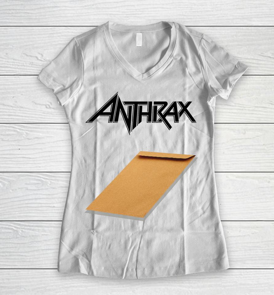 Anthrax Women V-Neck T-Shirt