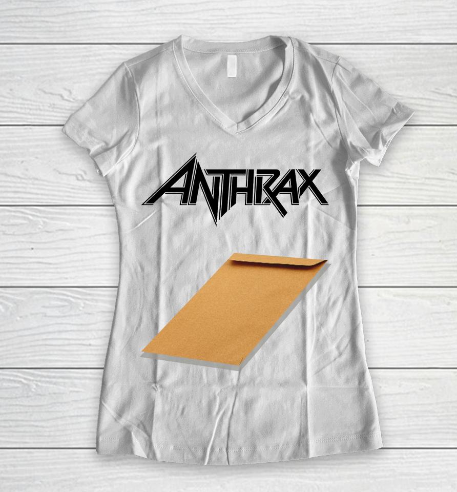 Anthrax Women V-Neck T-Shirt