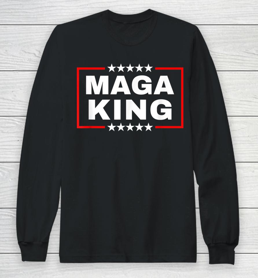 Anti Joe Biden Maga King Long Sleeve T-Shirt