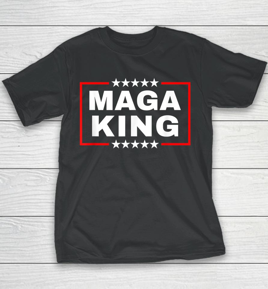 Anti Joe Biden Maga King Youth T-Shirt
