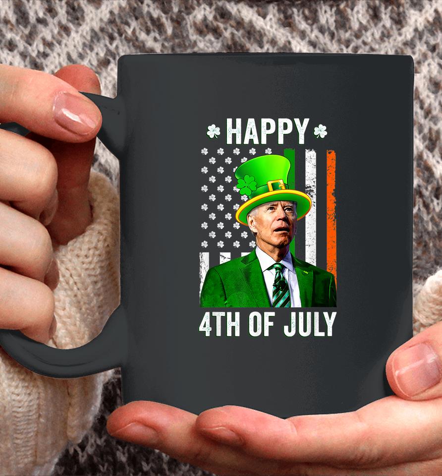 Anti Joe Biden St Patrick's Day Funny Happy 4Th Of July Coffee Mug