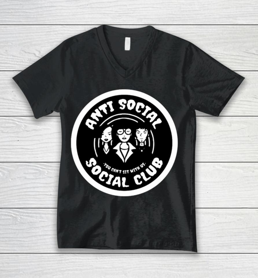 Anti Social Club Graphic Unisex V-Neck T-Shirt