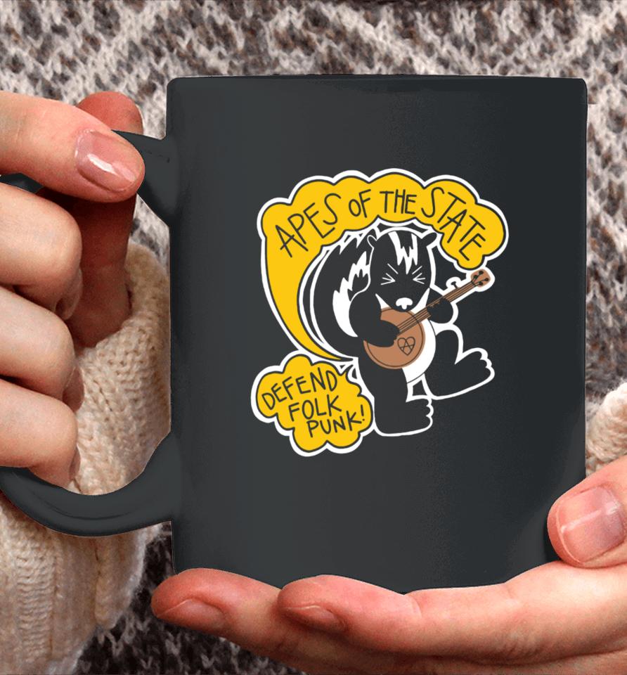 Apesofthestate Store Defend Folk Punk Coffee Mug