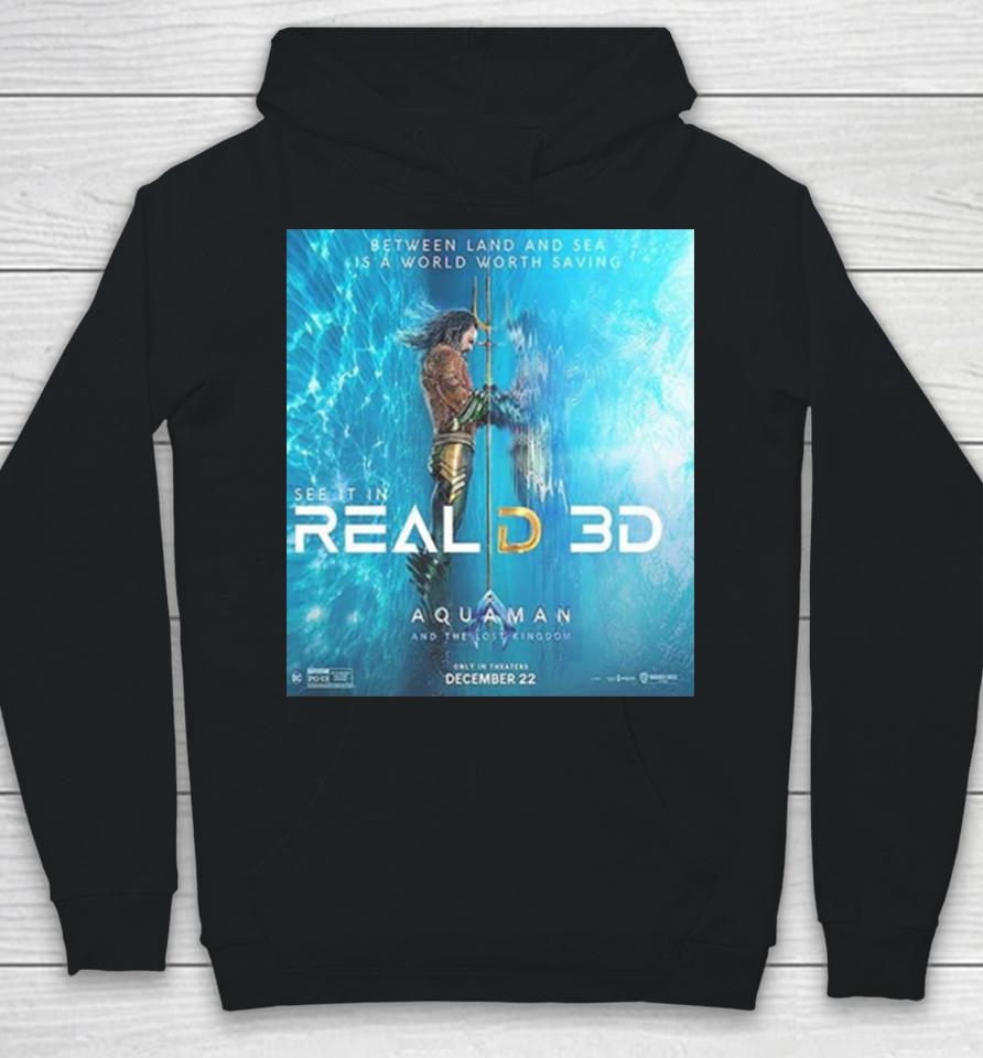 Aquaman And The Lost Kingdom Reald 3D Official Poster Unisex Hoodie