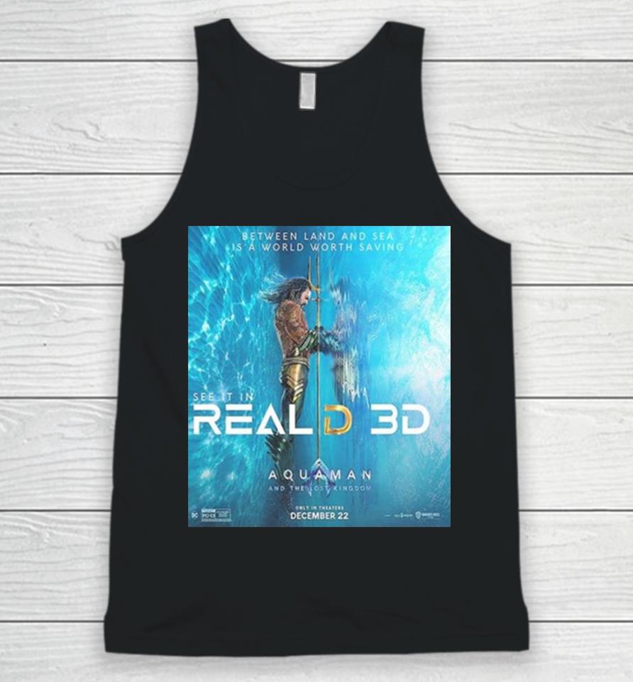 Aquaman And The Lost Kingdom Reald 3D Official Poster Unisex Unisex Tank Top