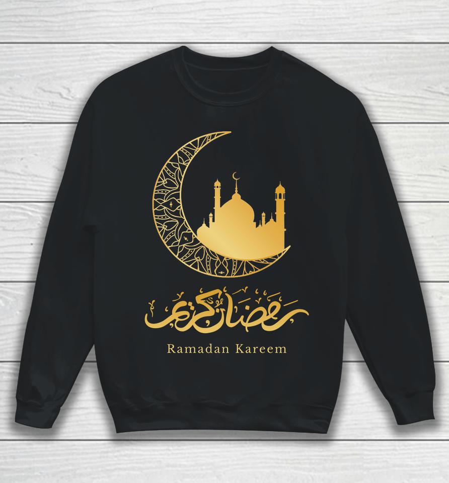 Arabic Ramadan Kareem Decoration Islamic Celebration Sweatshirt