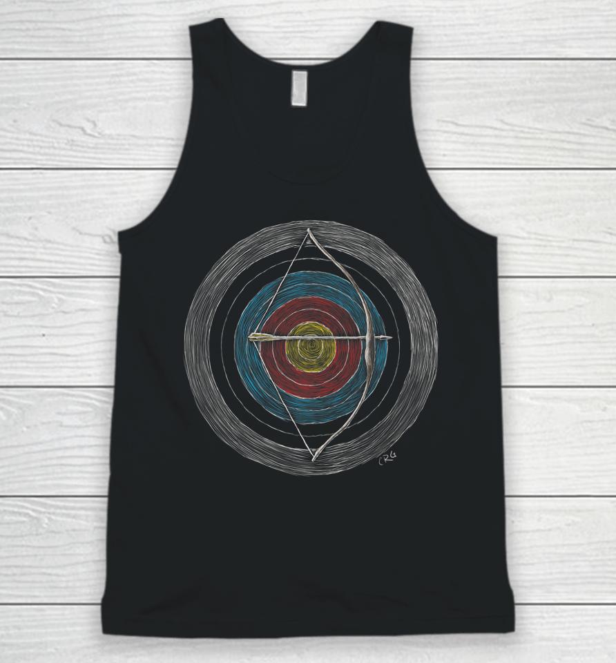 Archery The Bow And Arrow Or Longbow Lover Unisex Tank Top