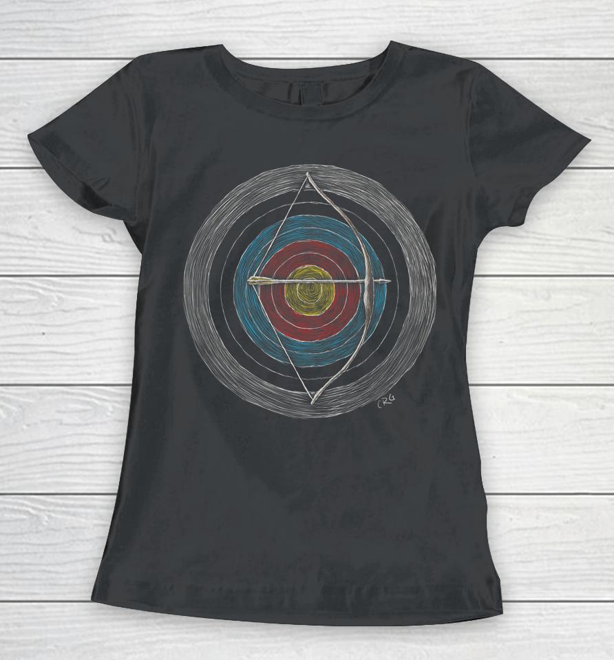 Archery The Bow And Arrow Or Longbow Lover Women T-Shirt