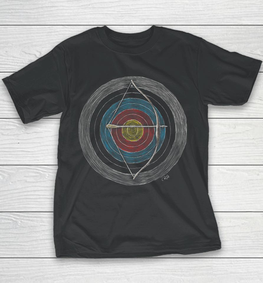 Archery The Bow And Arrow Or Longbow Lover Youth T-Shirt