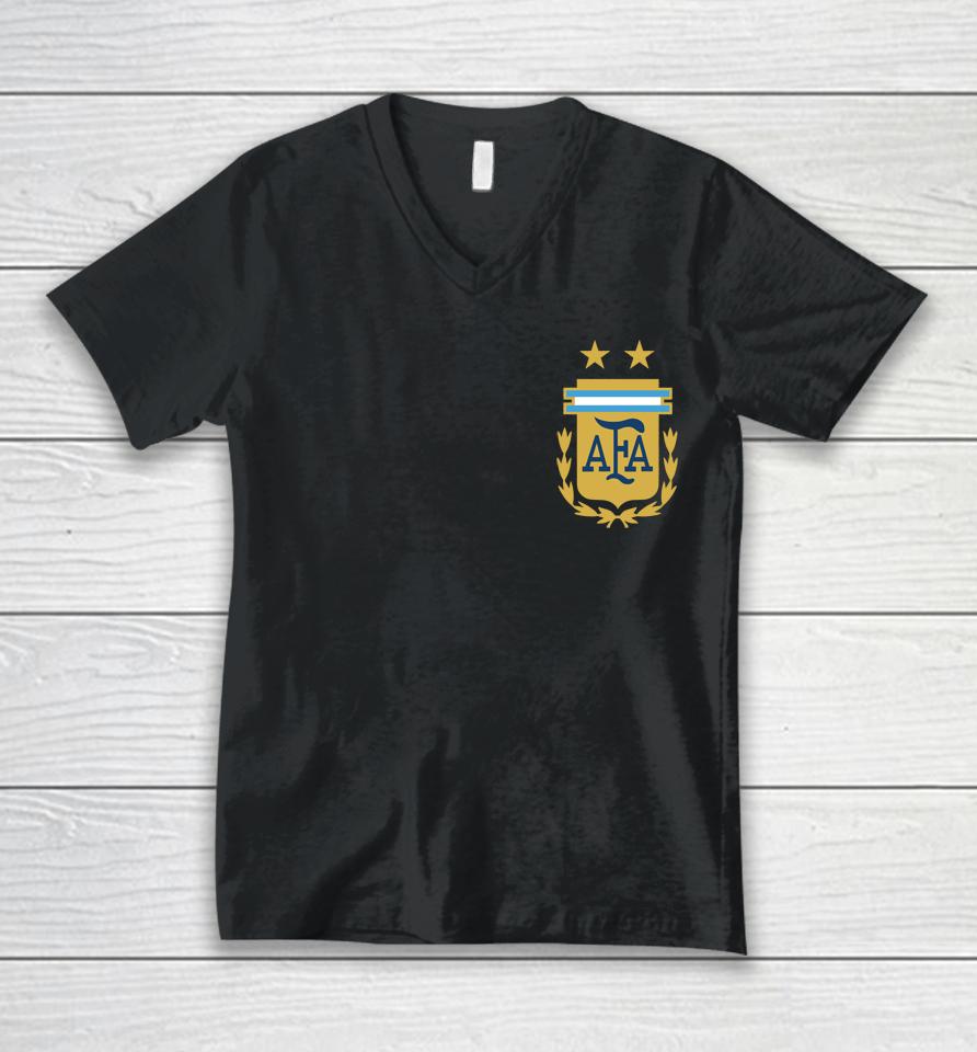 Argentina Fifa World Cup 2022 Unisex V-Neck T-Shirt