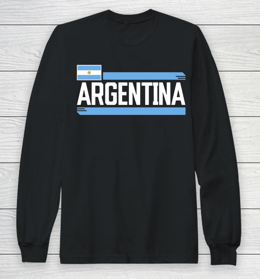 Argentina National Team Fanatics Branded Personalized Devoted Long Sleeve T-Shirt