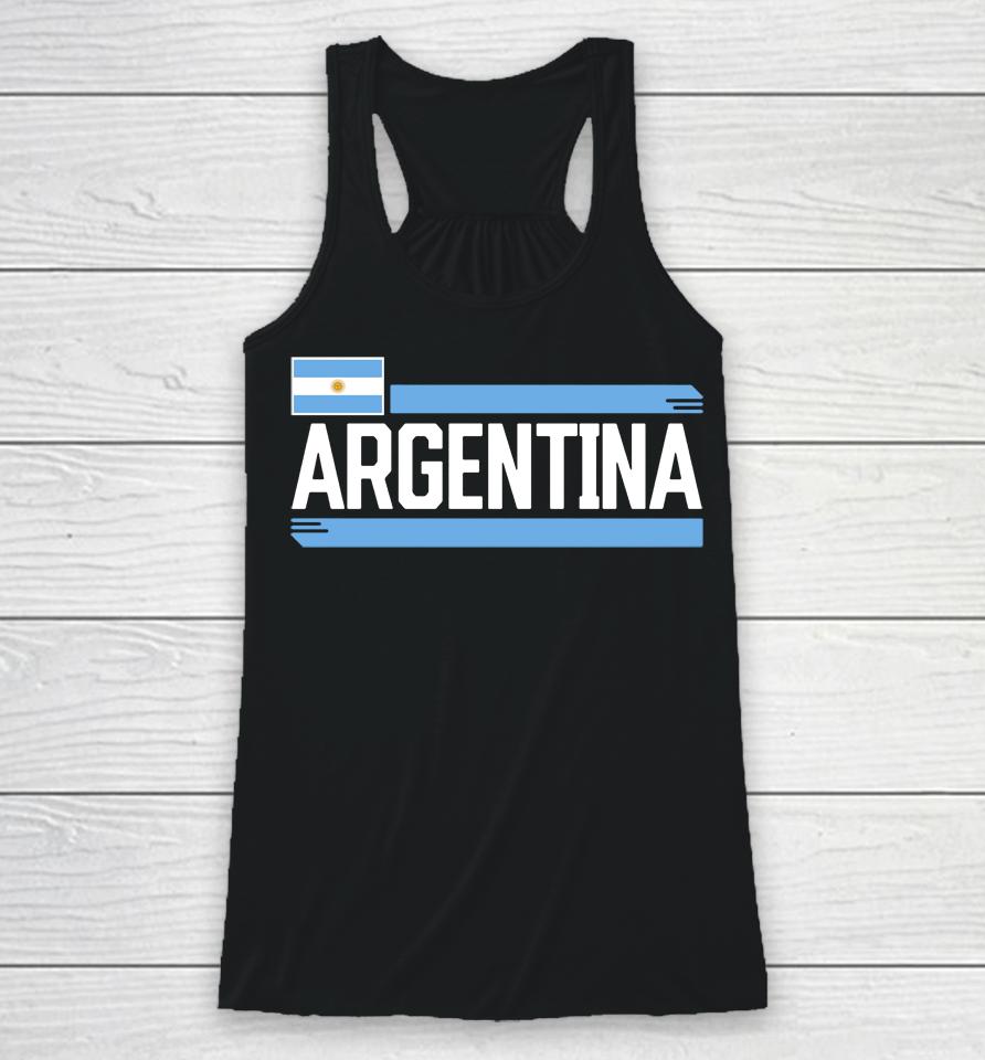 Argentina National Team Fanatics Branded Personalized Devoted Racerback Tank