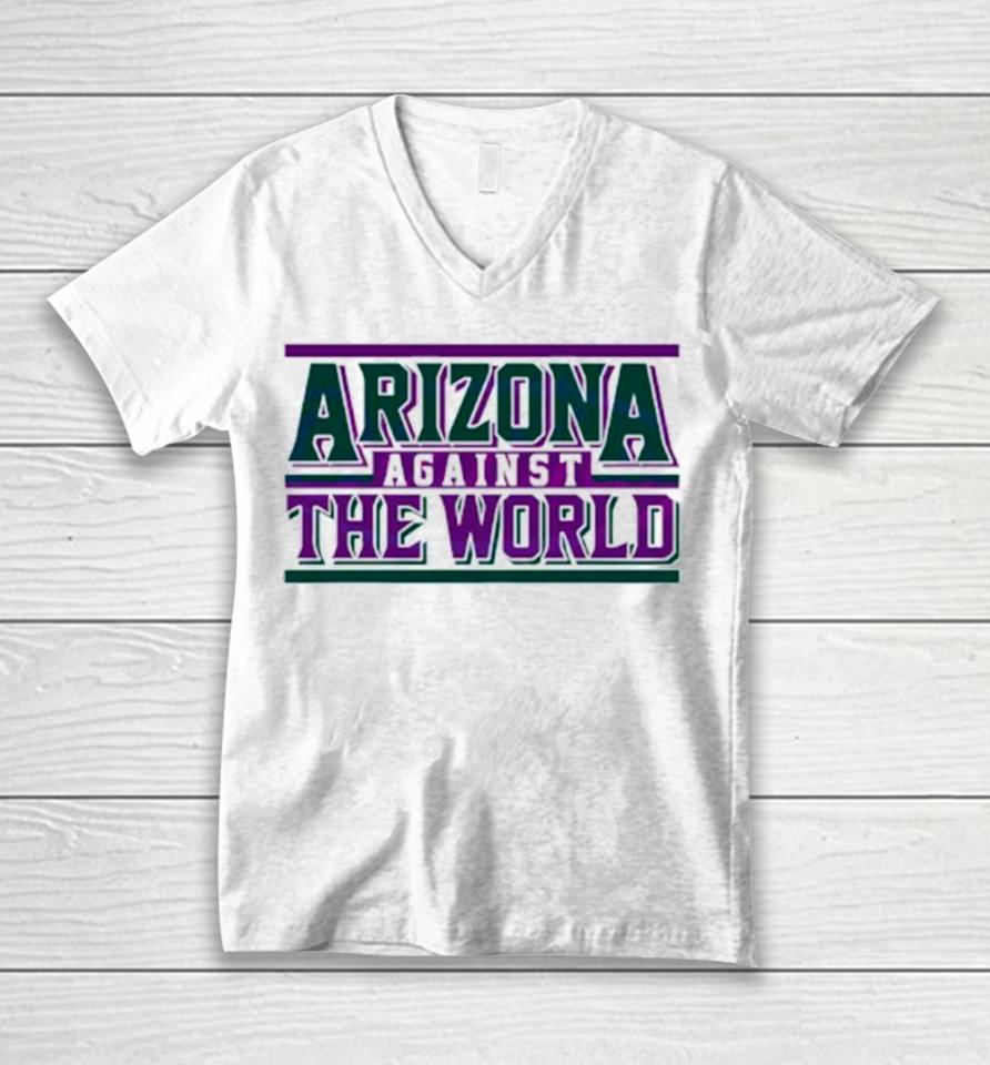 Arizona Against The World Vintage Unisex V-Neck T-Shirt