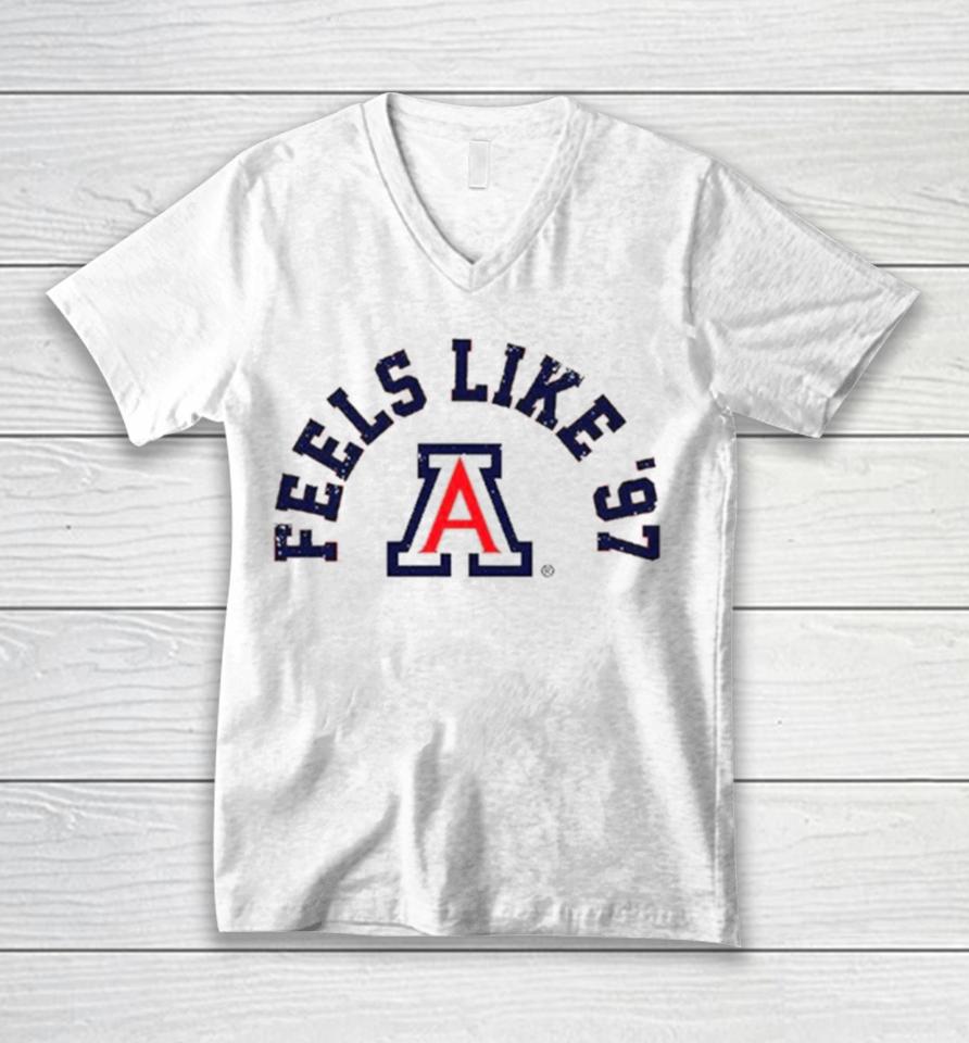 Arizona Basketball Feels Like ’97 Unisex V-Neck T-Shirt