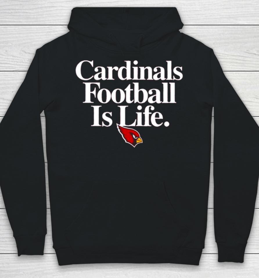 Arizona Cardinals Football Is Life Hoodie