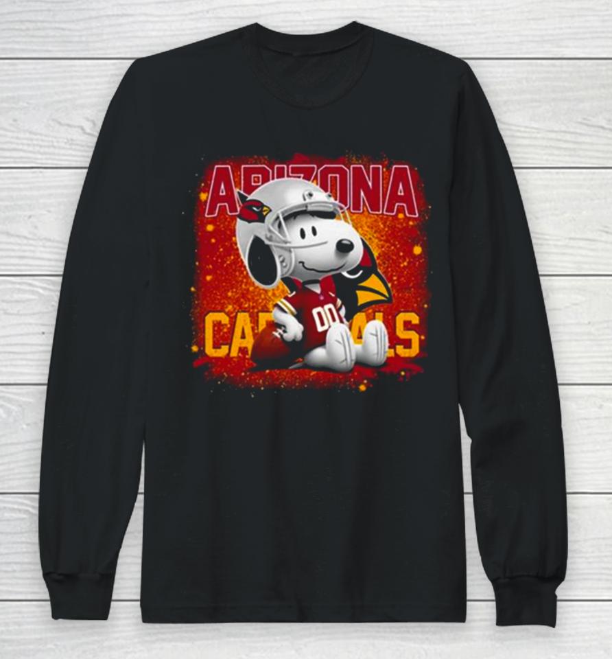 Arizona Cardinals Football Mix Snoopy Long Sleeve T-Shirt