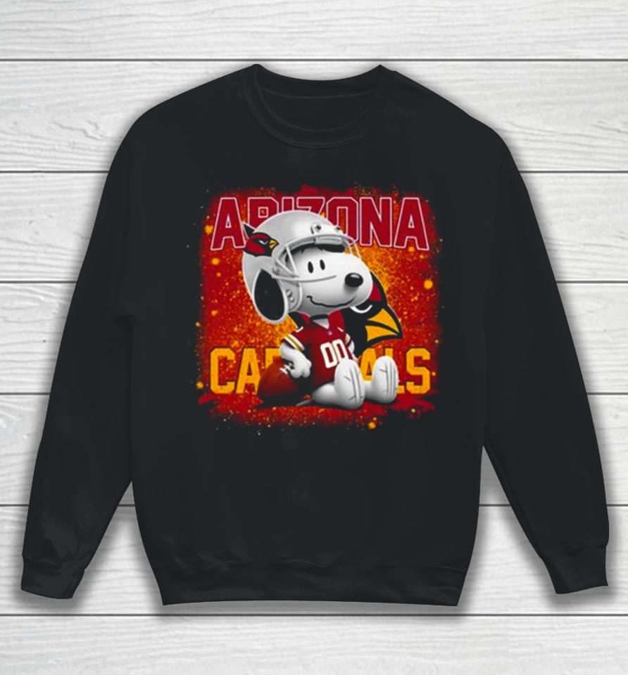 Arizona Cardinals Football Mix Snoopy Sweatshirt