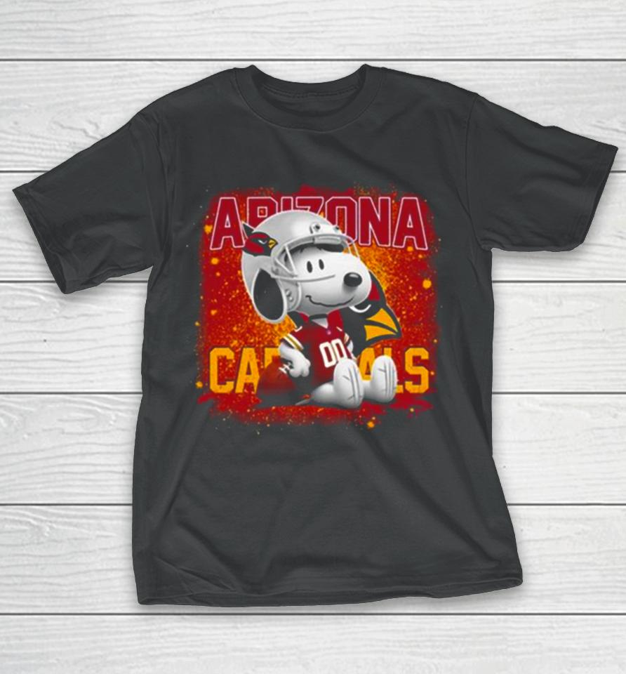 Arizona Cardinals Football Mix Snoopy T-Shirt