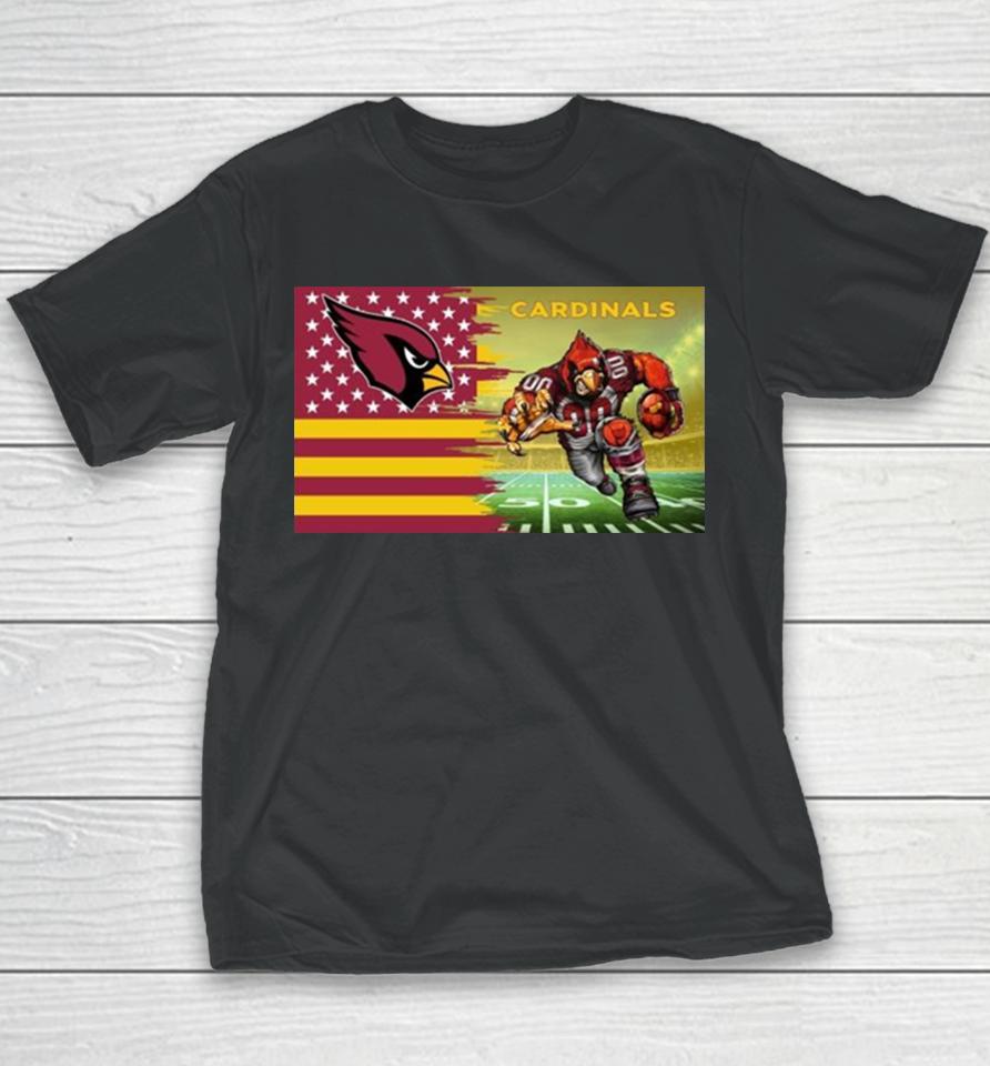 Arizona Cardinals Football Team Mascot Flag 2024 Youth T-Shirt