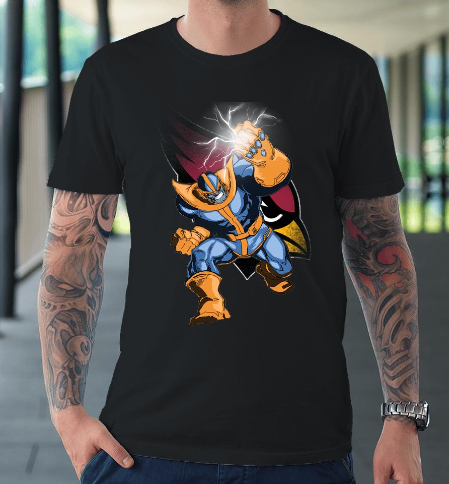 Arizona Cardinals Nfl Football Thanos Avengers Infinity War Marvel Premium T-Shirt