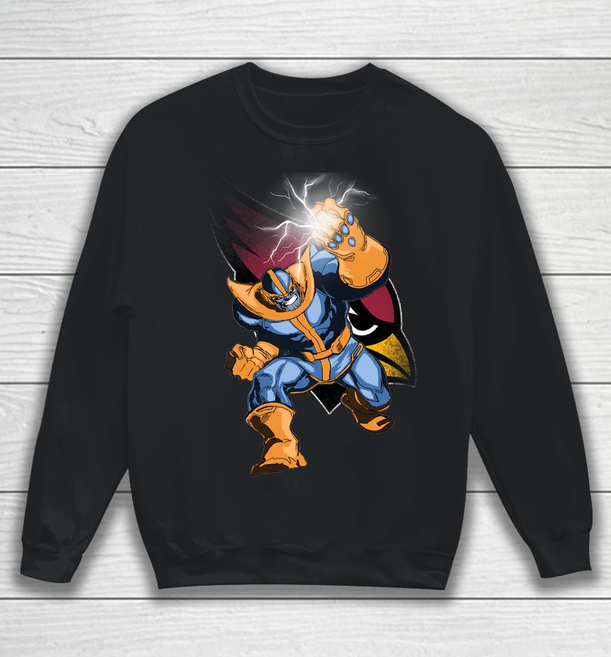 Arizona Cardinals Nfl Football Thanos Avengers Infinity War Marvel Sweatshirt