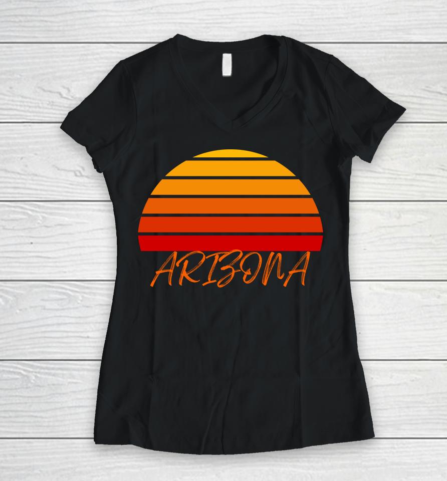 Arizona Gifts Az Women V-Neck T-Shirt