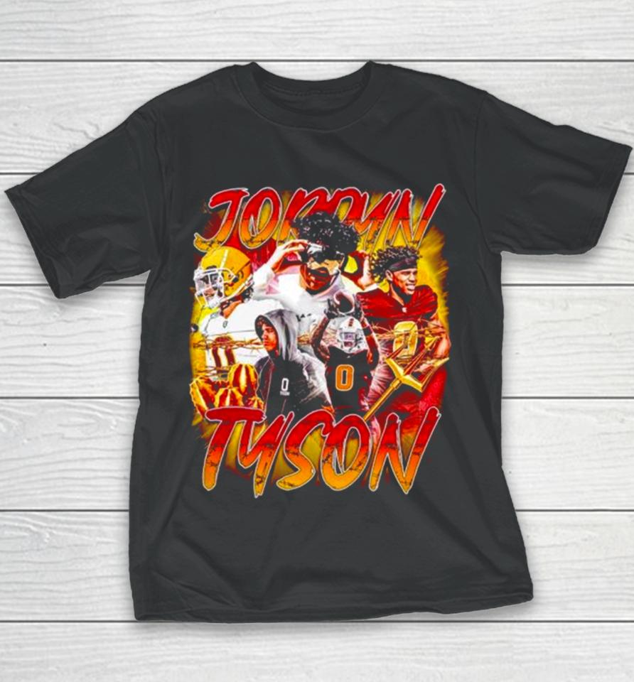 Arizona State Sun Devils Jordyn Tyson Youth T-Shirt