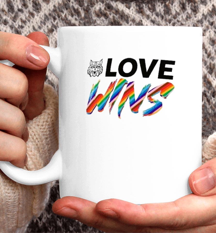 Arizona Wildcats Love Wins Pride 2024 Coffee Mug