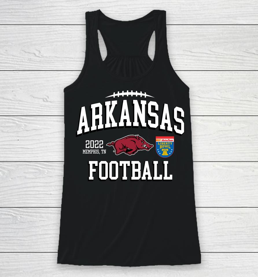 Arkansas Football Playoff 2022 Liberty Bowl Red Racerback Tank
