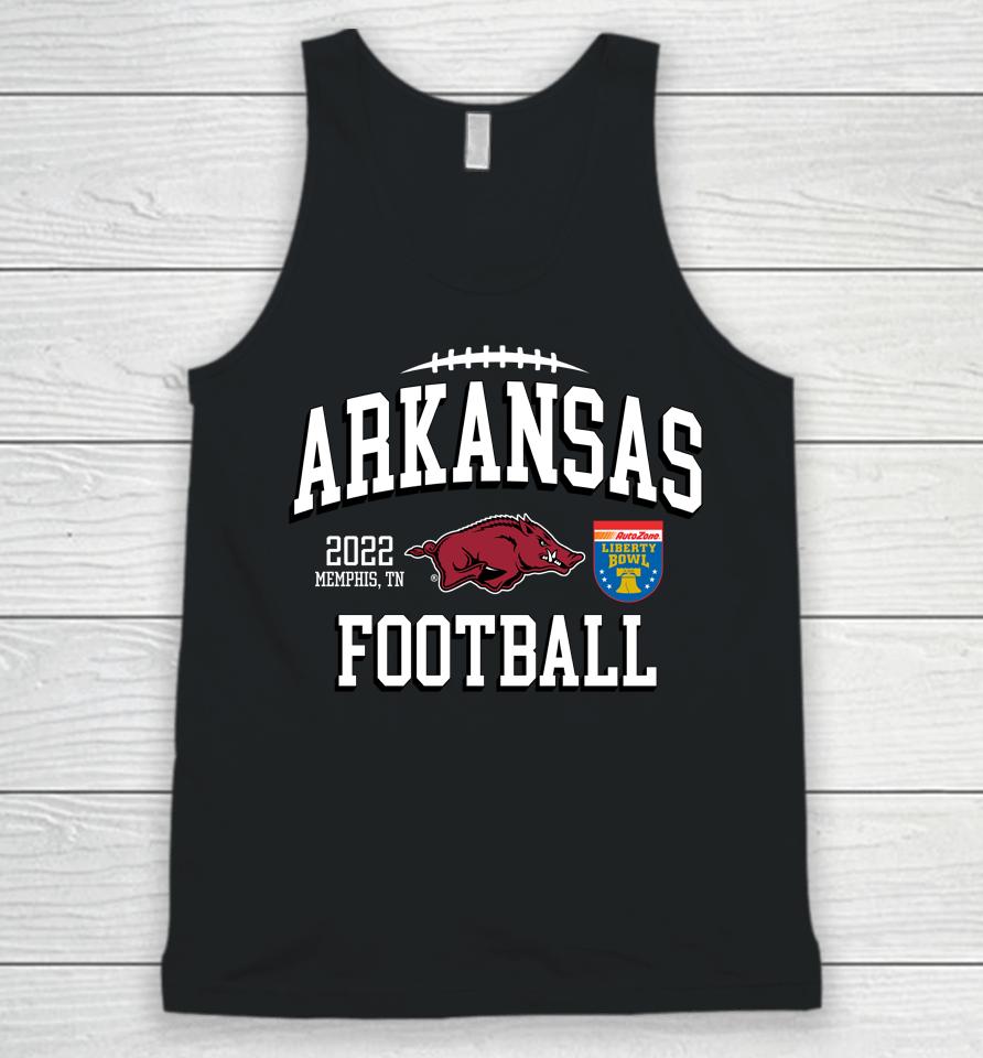 Arkansas Football Playoff 2022 Liberty Bowl Red Unisex Tank Top