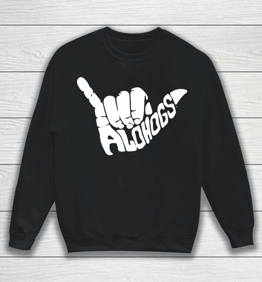 Arkansas Razorbacks Alohogs Hand Sweatshirt