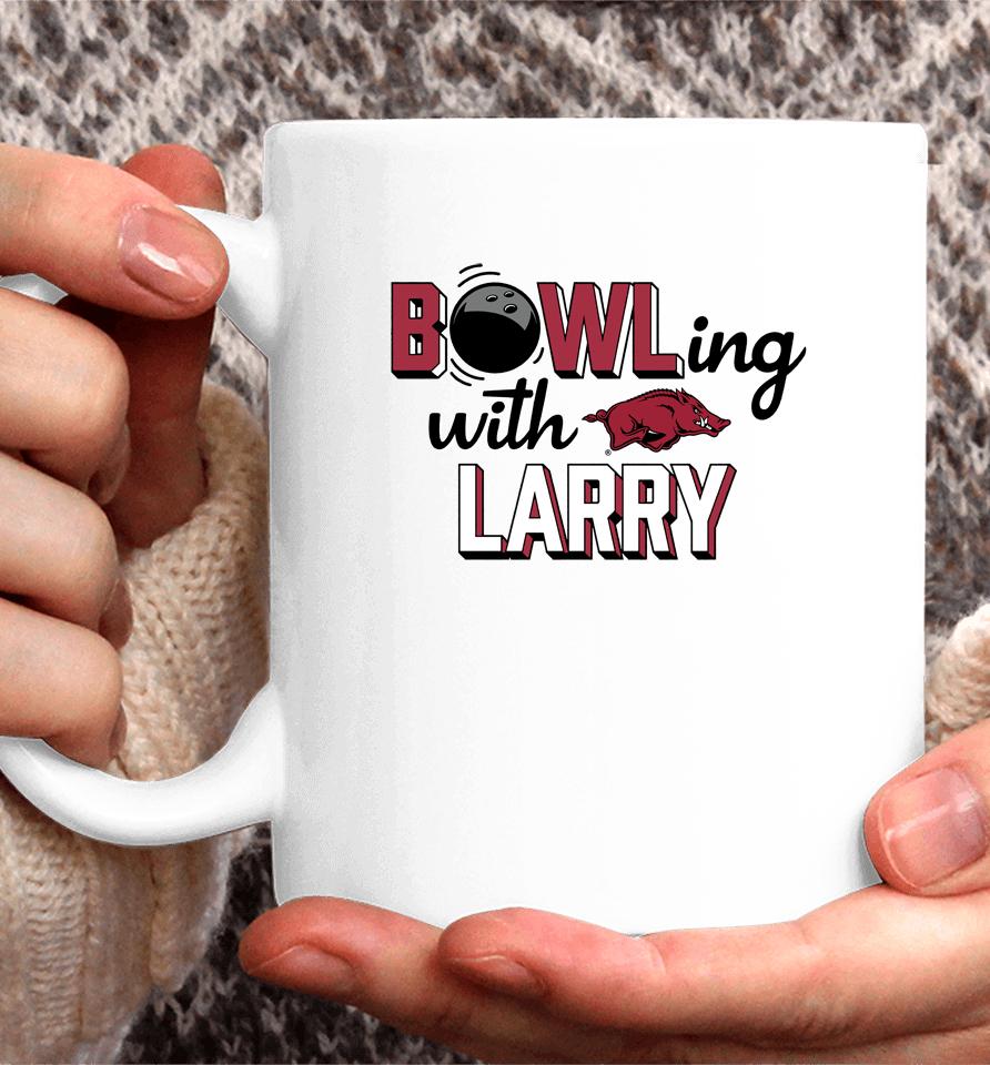 Arkansas Razorbacks Bowling With Larry Grey Coffee Mug