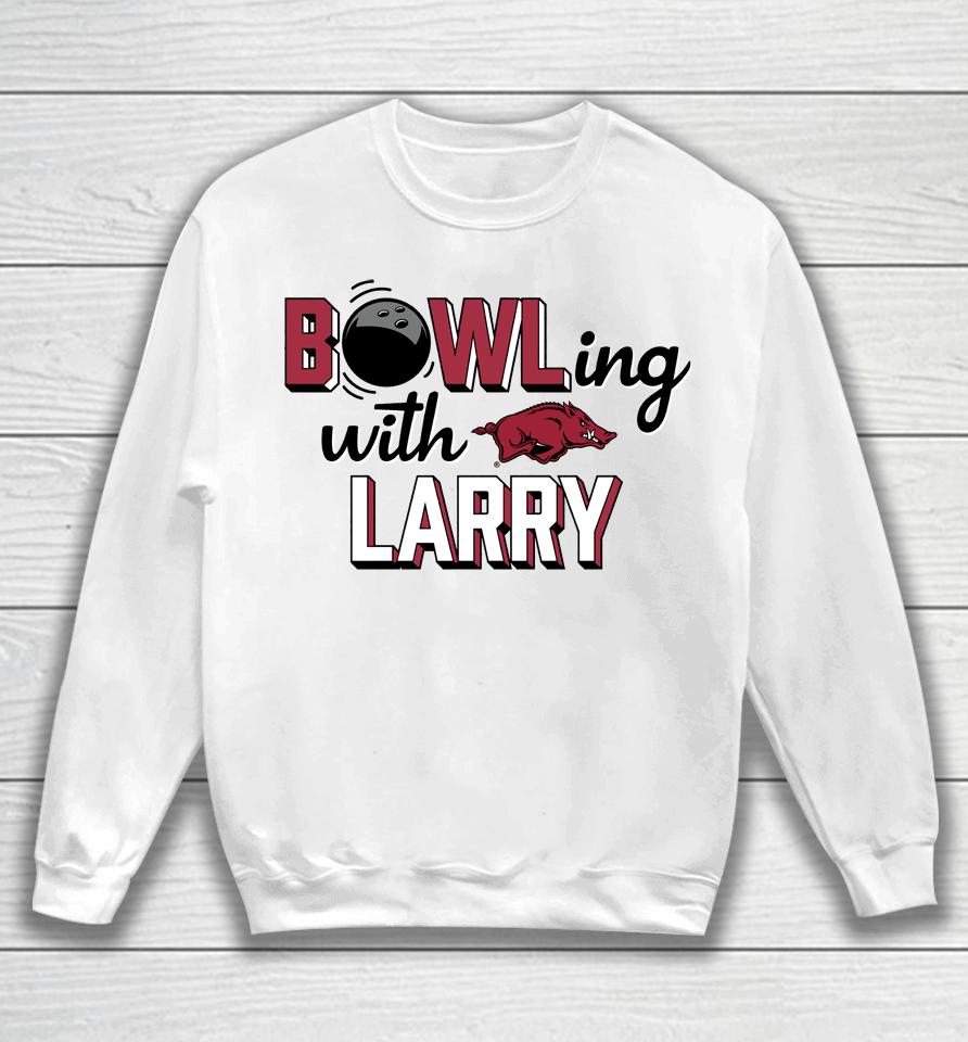 Arkansas Razorbacks Bowling With Larry Grey Sweatshirt