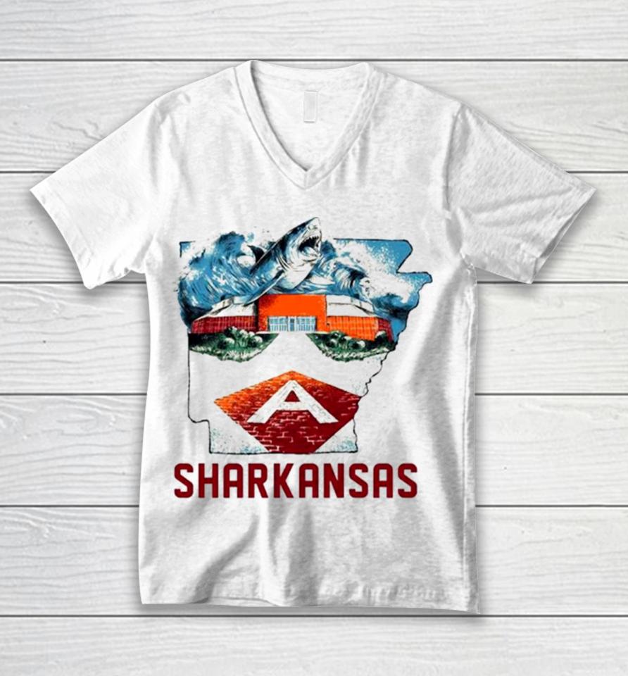 Arkansas Razorbacks Unisex V-Neck T-Shirt