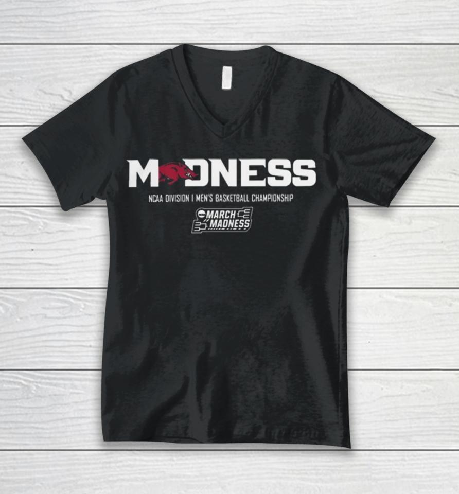 Arkansas Razorbacks Team Store Arkansas Razorbacks Mbb March Madness Participant Unisex V-Neck T-Shirt