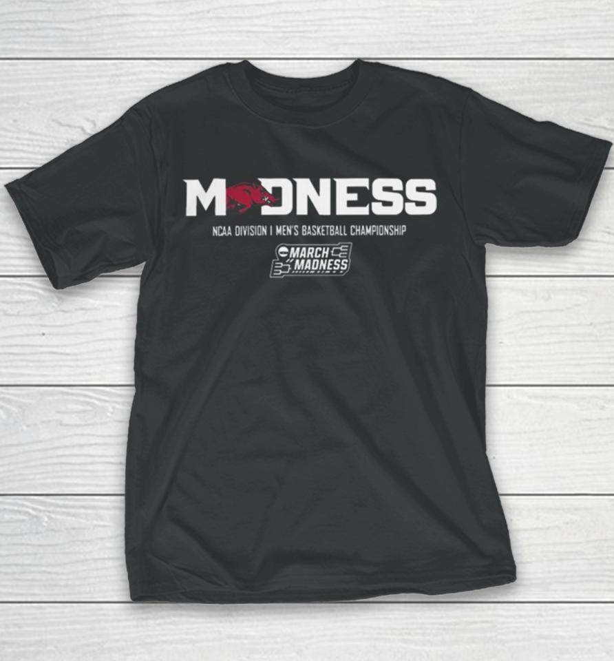 Arkansas Razorbacks Team Store Arkansas Razorbacks Mbb March Madness Participant Youth T-Shirt