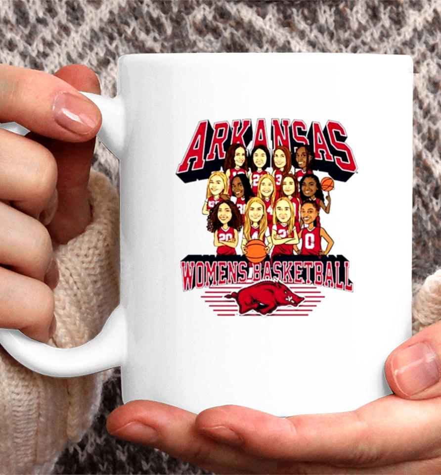 Arkansas Razorbacks Women’s Basketball Team 2023 Coffee Mug