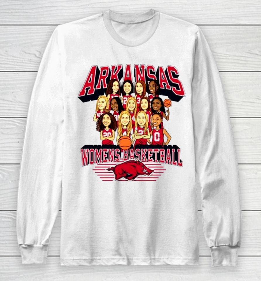 Arkansas Razorbacks Women’s Basketball Team 2023 Long Sleeve T-Shirt