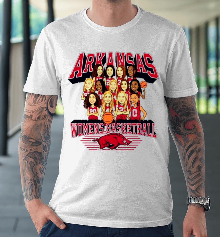 Arkansas Razorbacks Women’s Basketball Team 2023 Premium T-Shirt