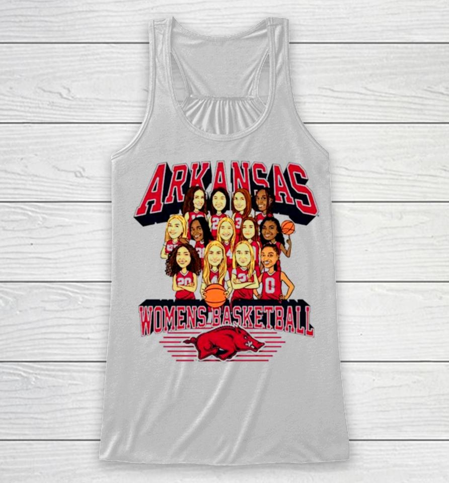 Arkansas Razorbacks Women’s Basketball Team 2023 Racerback Tank
