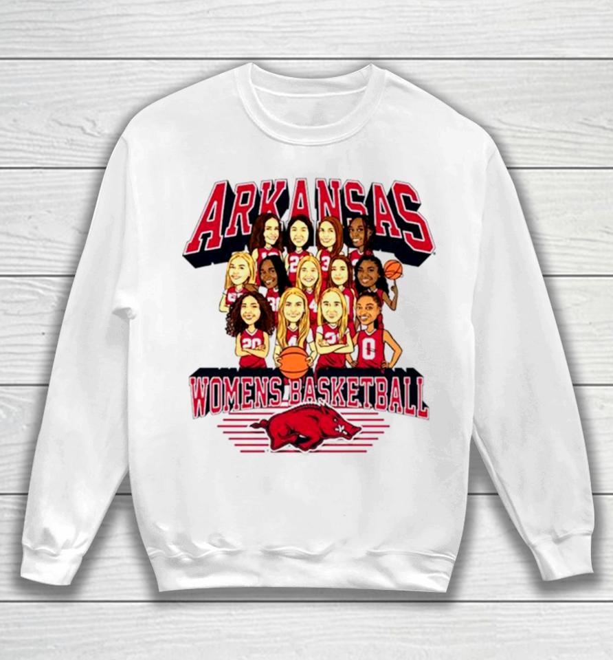 Arkansas Razorbacks Women’s Basketball Team 2023 Sweatshirt