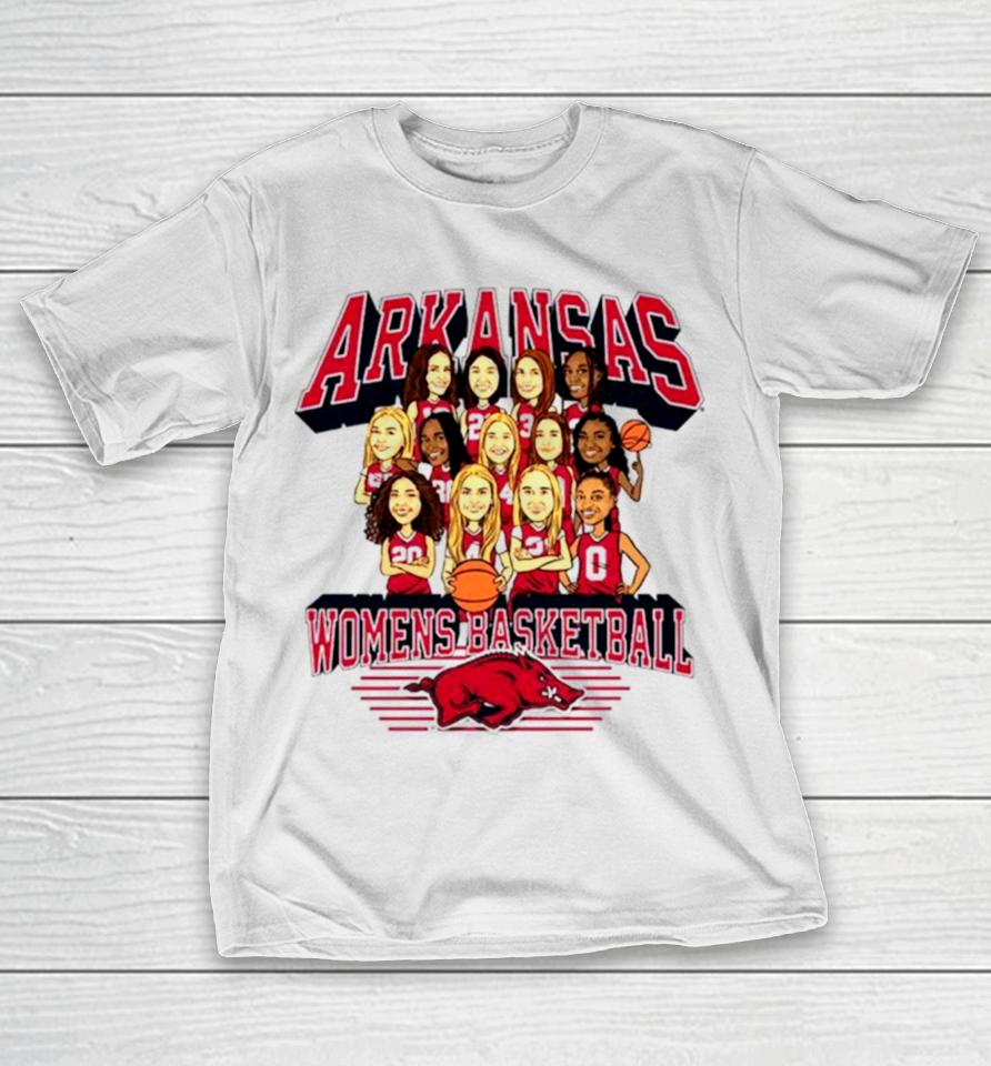 Arkansas Razorbacks Women’s Basketball Team 2023 T-Shirt