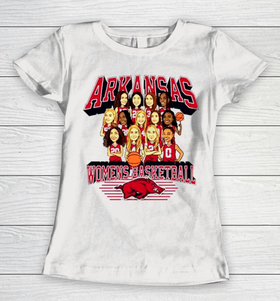 Arkansas Razorbacks Women’s Basketball Team 2023 Women T-Shirt