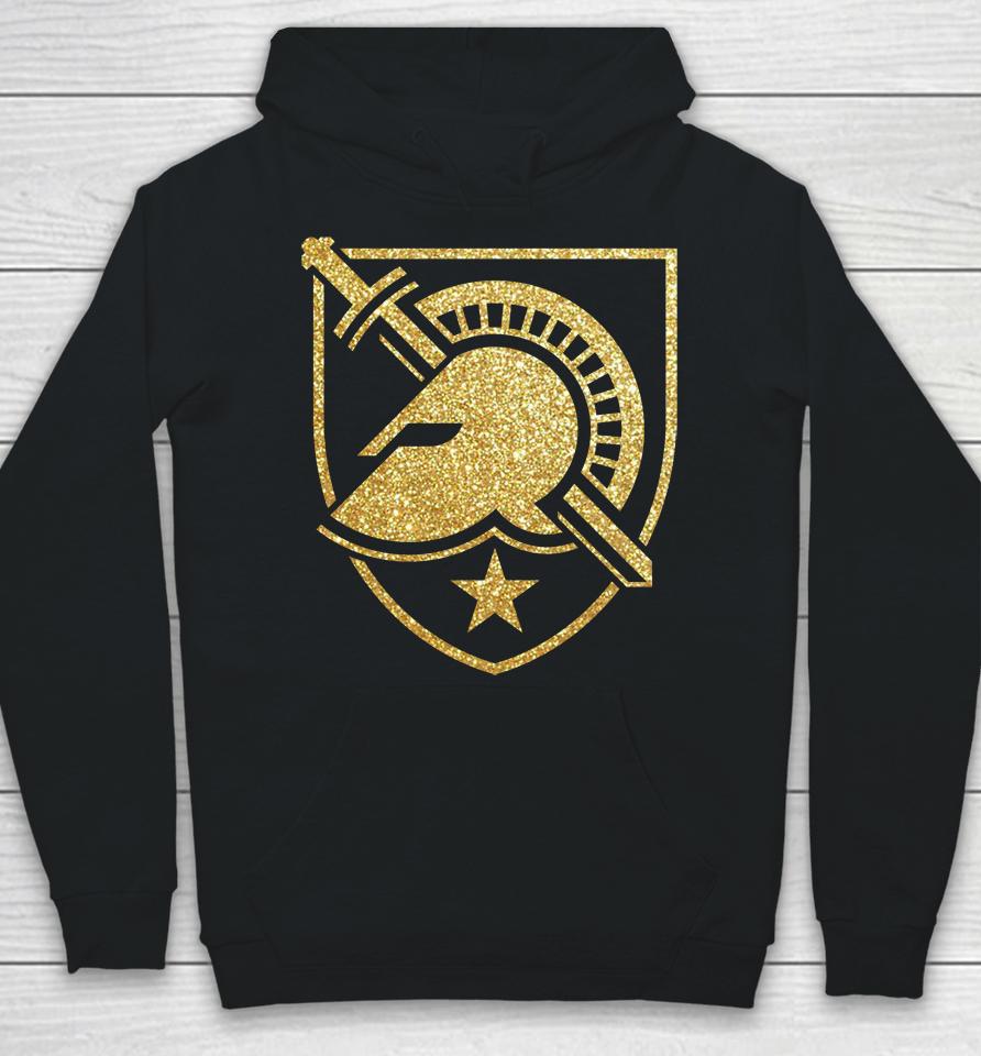 Army Black Knights 1St Armored Division Old Ironsides Rivalry Gradient Logo Two-Hit Hoodie