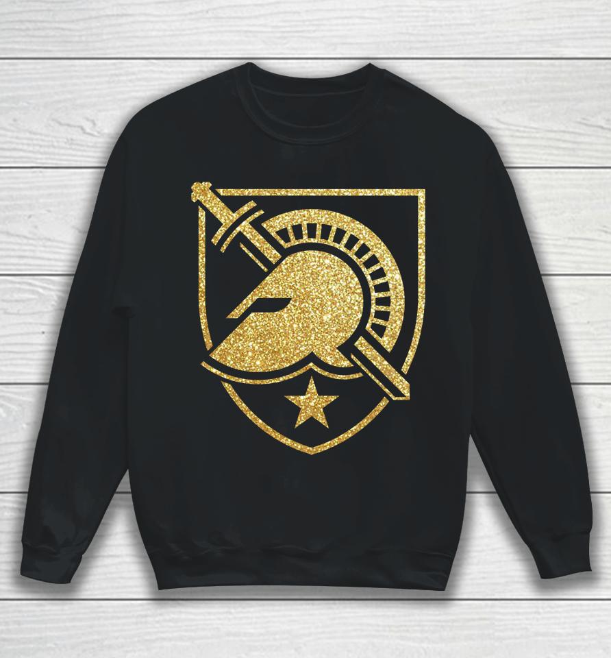 Army Black Knights 1St Armored Division Old Ironsides Rivalry Gradient Logo Two-Hit Sweatshirt