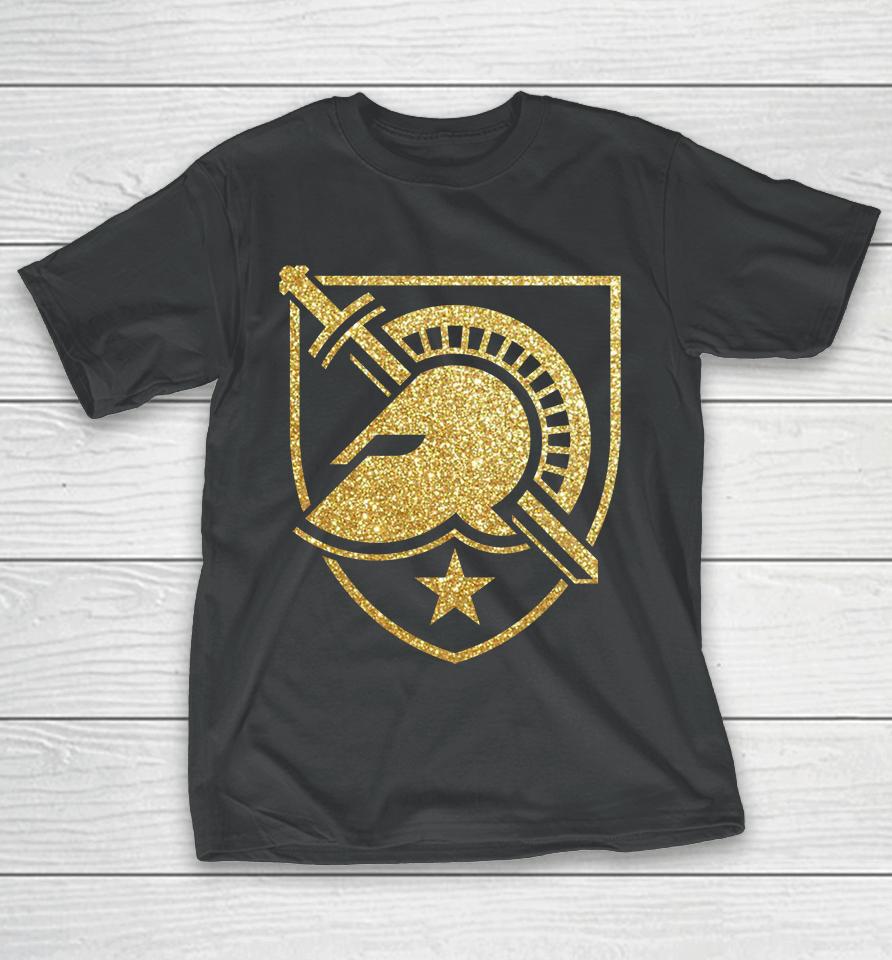 Army Black Knights 1St Armored Division Old Ironsides Rivalry Gradient Logo Two-Hit T-Shirt